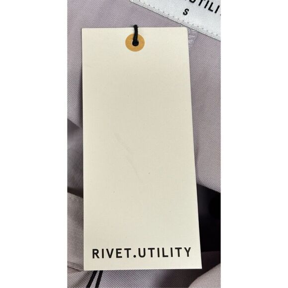 Rivet Utility Diva 100% Cotton Jumpsuit in Lavender NWT Size Small - Picture 6 of 8